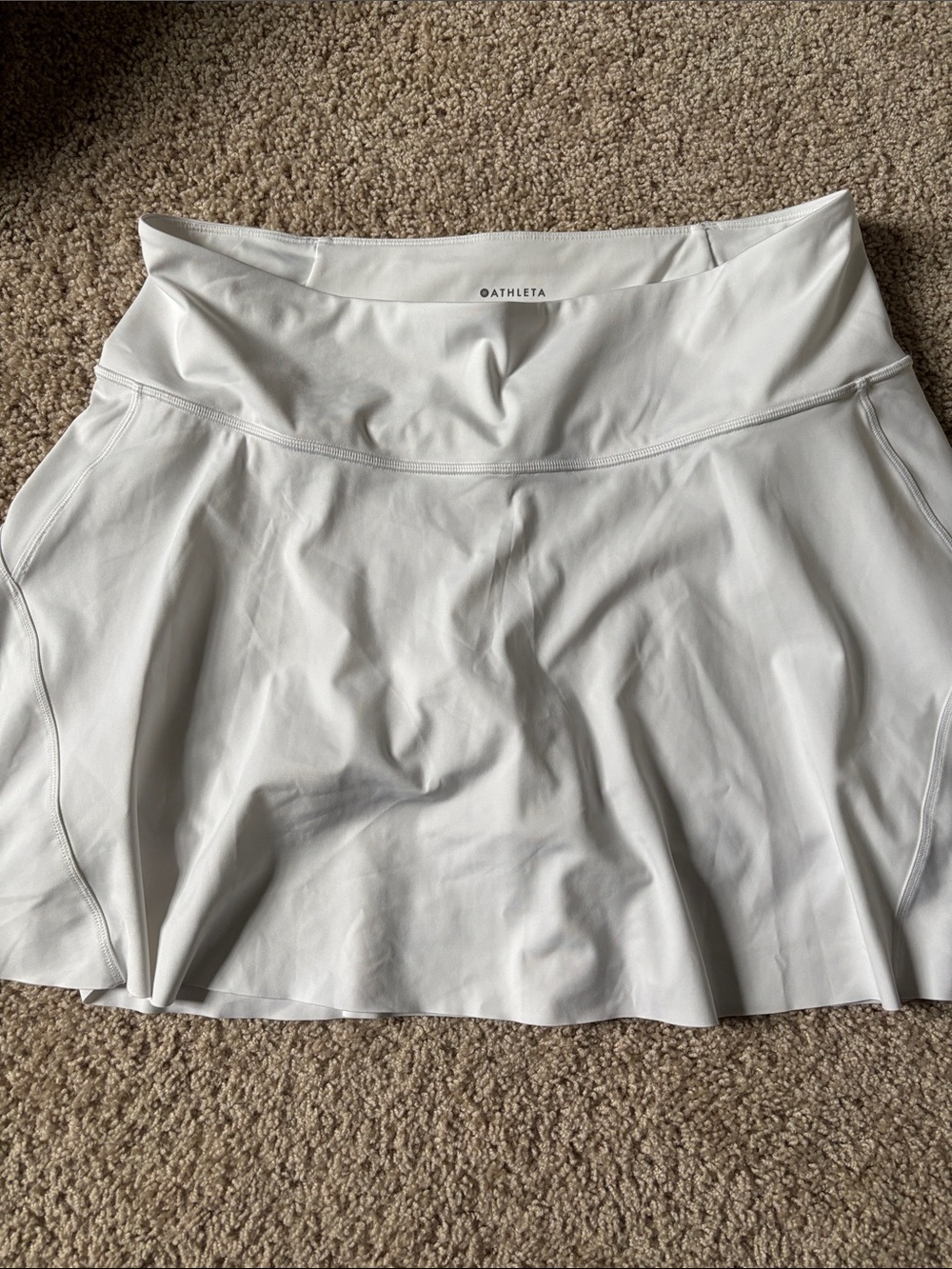 Athleta White Athletic Skort